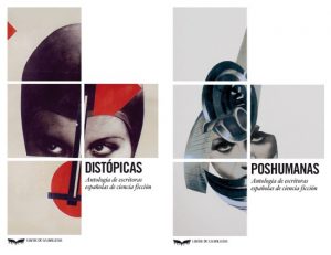 Distopicas y Poshumanas, portada. LibrosProhibidos